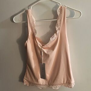 Blush Lace Trim Camisole